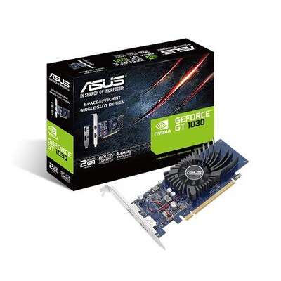 Grafikkarte 12 günstig Kaufen-ASUS GeForce GT 1030 2GB PCIe 3.0 Grafikkarte GDDR5 DP/HDMI. ASUS GeForce GT 1030 2GB PCIe 3.0 Grafikkarte GDDR5 DP/HDMI <![CDATA[• NVIDIA GeForce GT 1030, PCIOe 3.0, LP • 2.048 MB GDDR5-RAM (64bit-Speicherinterface) • Core/Memorytakt: 1228 (Boost 1