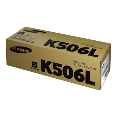 TONER günstig Kaufen-Samsung CLT-K506L Original Toner Schwarz für ca. 6.000 Seiten. Samsung CLT-K506L Original Toner Schwarz für ca. 6.000 Seiten <![CDATA[• Samsung Tonerkartusche CLTK506L • Farbe: Schwarz • Reichweite: ca. 6.000 Seiten • Kompatibel zu: CLP-