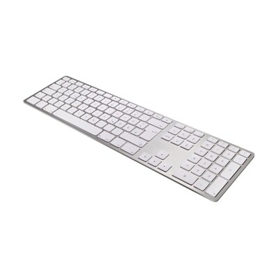 Tastatur mit günstig Kaufen-Matias Aluminum Wireless Tastatur dt. MacOS silber. Matias Aluminum Wireless Tastatur dt. MacOS silber <![CDATA[• Kabellose Tastatur mit Ziffernblock für iMacs und MacBooks • Formschönes, flaches Gehäuse aus eloxiertem Aluminium • Reaktionsschnel
