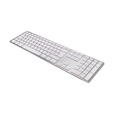 Mini Flach günstig Kaufen-Matias Aluminum Wireless Tastatur dt. MacOS silber. Matias Aluminum Wireless Tastatur dt. MacOS silber <![CDATA[• Kabellose Tastatur mit Ziffernblock für iMacs und MacBooks • Formschönes, flaches Gehäuse aus eloxiertem Aluminium • Reaktionsschnel
