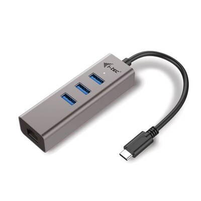 Hub 5 günstig Kaufen-i-tec USB 3.0 Metal HUB 3 Port mit Gigabit LAN Adapter. i-tec USB 3.0 Metal HUB 3 Port mit Gigabit LAN Adapter <![CDATA[• 3x USB 3.0 Ports, Datentrasferraten von bis zu 5 Gbps • 1x Gigabit Ethernet Adapter • Unterstützung von Wake-on-LAN und Plug &