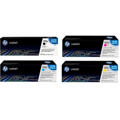 Tonerkartusche 4 günstig Kaufen-HP 125A Original Toner Multipack (BK, C, M, Y). HP 125A Original Toner Multipack (BK, C, M, Y) <![CDATA[• HP125A Tonerkartuschen CF373AM CB540A • Farbe: Schwarz, Cyan, Magenta, Gelb • Reichweite: je ca. 1.400 Seiten (Farbe) & ca. 2.200 Seiten (Schwa