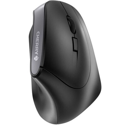 Go Pro günstig Kaufen-Cherry MW 4500 ergonomische kabellose Maus schwarz. Cherry MW 4500 ergonomische kabellose Maus schwarz <![CDATA[• Anwendungsbereich: professionelles Arbeiten, 6 Tasten • Kabellos, 2,4GHz, 10 m Reichweite • Sensortechnologie: Optisch (1.200 dpi) • 