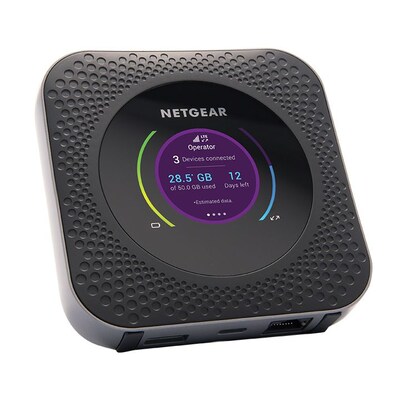 IN 2 günstig Kaufen-Netgear Nighthawk MR1100 mobiler Gigabit LTE Hotspot Router. Netgear Nighthawk MR1100 mobiler Gigabit LTE Hotspot Router <![CDATA[• superschnelles Wireless-Internet • Media-Streaming • 802.11ac & 2,4-GHz-/5-GHz-Dual-Band-WLAN • einfach einschalten