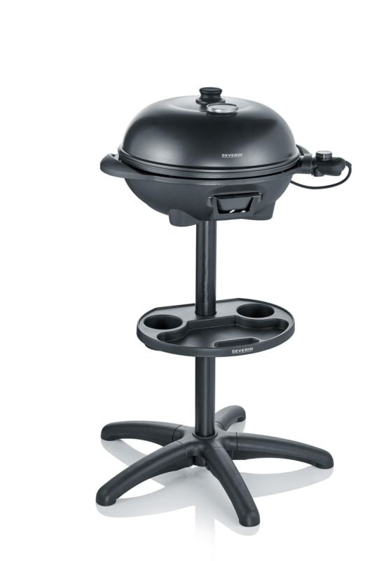 Severin PG 8541 Barbecue-Grill mit Standgestell schwarz