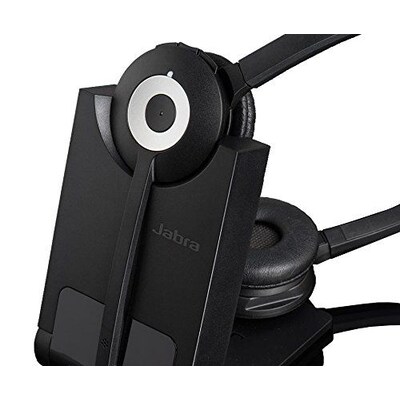 Headset f günstig Kaufen-Jabra PRO 920 Duo Headset. Jabra PRO 920 Duo Headset <![CDATA[• Große Reichweite – Gespräche in bis zu 100 Meter Entfernung möglich • Einfache Handhabung • HD-Voice und Geräuschunterdrückung • Bis zu 12h Akkulaufzeit, inkl. Ladestation • 