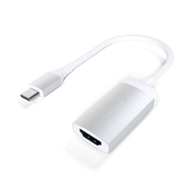 USB C günstig Kaufen-Satechi USB-C auf 4K HDMI Adapter Silber. Satechi USB-C auf 4K HDMI Adapter Silber <![CDATA[• edles Design & hochwertige Qualität • kompakte Bauform • USB-C zu 4K HDMI]]>. 