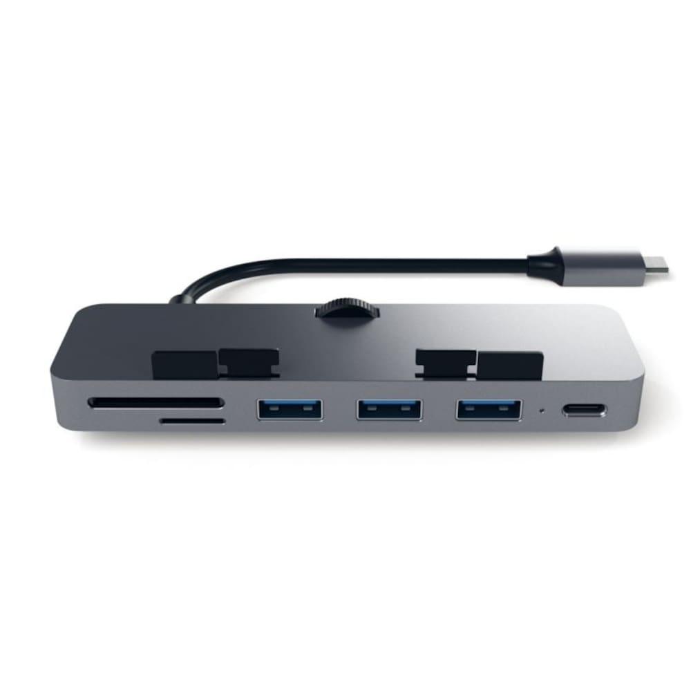 Satechi USB-C Clamp Hub Pro Multi-Port Adapter 4K HDMI Space Gray