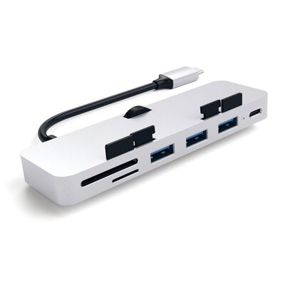 type in günstig Kaufen-Satechi USB-C Clamp Hub Pro Multi-Port Adapter Silber. Satechi USB-C Clamp Hub Pro Multi-Port Adapter Silber <![CDATA[• Type-C Pro Clamp Hub für iMac • kompakte Bauform • Zeitloses und perfekt auf Apple abgestimmtes Aluminium-Design]]>. 