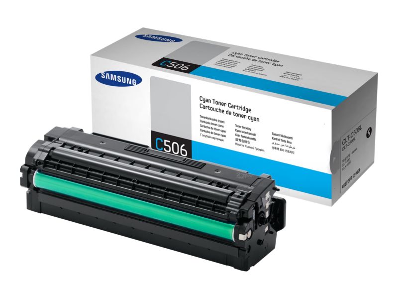 Samsung CLT-C506L Original Toner Cyan f&uuml;r ca. 3.500 Seiten