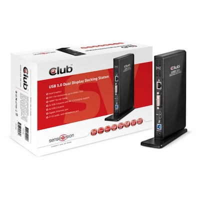 Club 3D Dual Display Docking Station CSV-3242HD