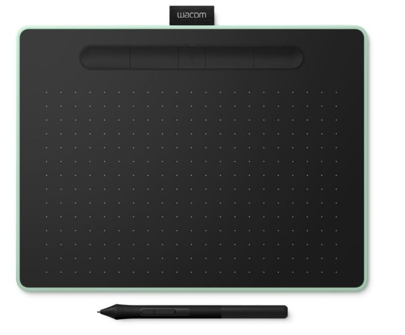 Wacom Intuos Format M Stift und Bluetooth Pistazie