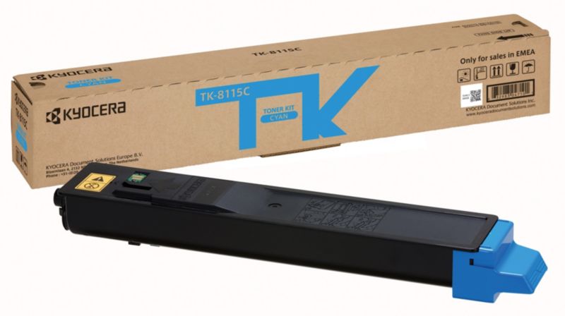 Kyocera TK-8115C / 1T02P3CNL0 Toner Cyan f&uuml;r ca. 6.000 Seiten