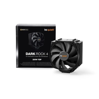 CPU/Core günstig Kaufen-be quiet! Dark Rock 4 CPU Kühler für Intel und AMD Prozessoren. be quiet! Dark Rock 4 CPU Kühler für Intel und AMD Prozessoren <![CDATA[• High-End CPU-Kühler der Dark Rock Serie • Extreme Kühleffizienz (200W TDP), Geräuschoptimierte Kü