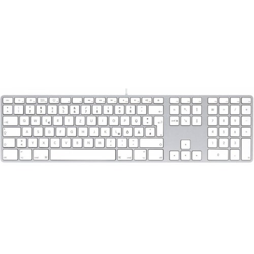 LMP kabelgebundene USB Tastatur mit Zahlenblock für Mac deutsch