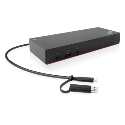 USB C  günstig Kaufen-Lenovo ThinkPad Hybrid USB-C Dock mit USB A für E480, E580, etc. (40AF0135EU). Lenovo ThinkPad Hybrid USB-C Dock mit USB A für E480, E580, etc. (40AF0135EU) <![CDATA[• USB-C mit USB-A Docking Station mit 135W Netzteil • USB Typ-C, DisplayPor