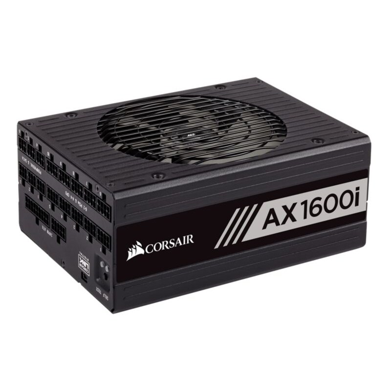 Corsair AX1600i ATX 2.4 aktiv PFC Netzteil 80+ Titanium 140mm Lüfter