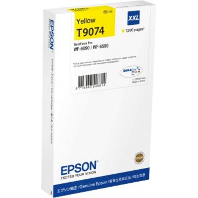 Epson C13T907440 Druckerpatrone T9074XXL Gelb mit hoher Kapazität 69ml