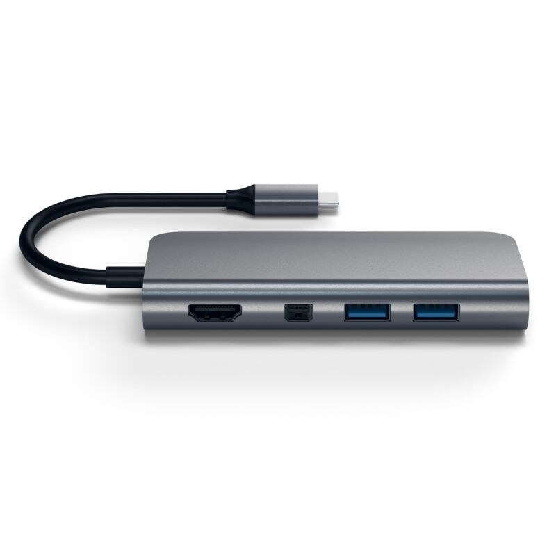 Satechi USB-C Multimedia Adapter Space Gray