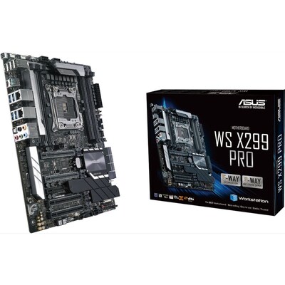 er in günstig Kaufen-ASUS WS X299 PRO 2xGL/USB3.1/SATA600 ATX Mainboard X299 Sockel 2066. ASUS WS X299 PRO 2xGL/USB3.1/SATA600 ATX Mainboard X299 Sockel 2066 <![CDATA[• ATX Mainboard mit Sockel Intel 2066 für Intel Core X-Series • Intel X299 Chipsatz • 128 GB max. RAM,