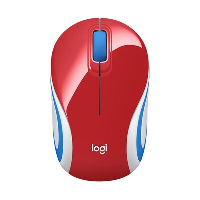 Unterwegs in günstig Kaufen-Logitech M187 Kabellose Maus Rot. Logitech M187 Kabellose Maus Rot <![CDATA[• Anwendungsbereich: Unterwegs, 3 Tasten • Kabellos, 2,4GHz, 10 m Reichweite • Sensortechnologie: Advanced Optical Tracking (1000 dpi) • Rot, 52g, 49,4 mm x 81,9 mm x 31,8