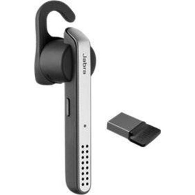 and a günstig Kaufen-Jabra Stealth UC (MS) Bluetooth-Headset. Jabra Stealth UC (MS) Bluetooth-Headset <![CDATA[• In-Ear (monaural) • Bluetooth 4.0, NFC • Standby: 240h - Gesprächszeit: 6h • Geräuschunterdrückung, Multipoint, Sprachsteuerung, Wideband • inkl. USB-