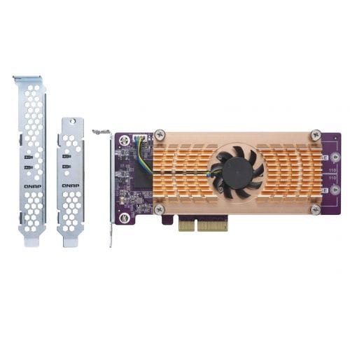 QNAP QM2 Card QM2-2P Dual M.2 22110/2280 PCIe SSD expansion card