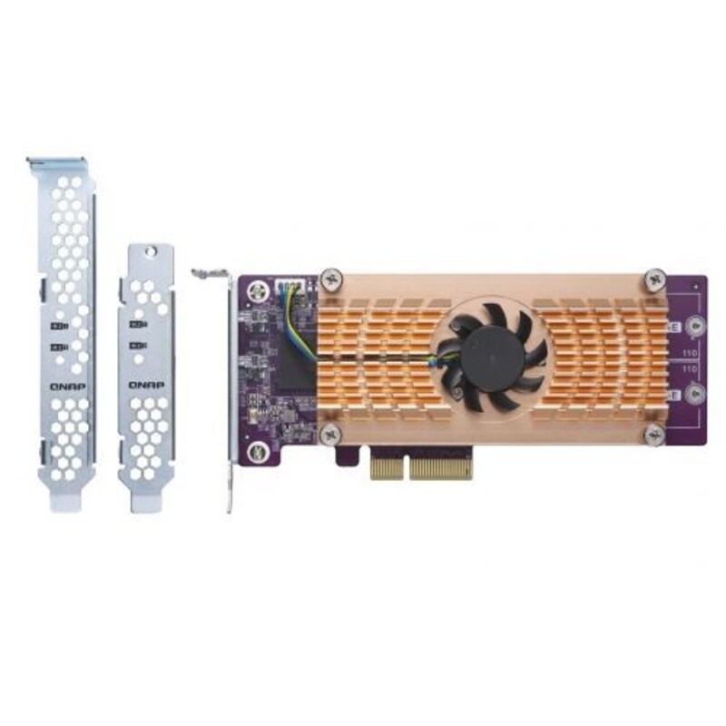 M2 SSD günstig Kaufen-QNAP QM2 Card QM2-2S-220A Dual-M.2-22110/2280-SATA-SSD Erweiterungskarte. QNAP QM2 Card QM2-2S-220A Dual-M.2-22110/2280-SATA-SSD Erweiterungskarte <![CDATA[• Dual-M.2-22110/2280-SATA-SSD Erweiterungskarte • PCIe und Lanes: PCIe Gen. 2 x 2 • SATA Low-Profi