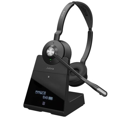 CT 1 günstig Kaufen-Jabra Engage 75 drahtloses Bluetooth Stereo On Ear Headset. Jabra Engage 75 drahtloses Bluetooth Stereo On Ear Headset <![CDATA[• DECT / Bluetooth On-Ear Headset • 150 Meter schnurlose Reichweite • bis zu 13 Stunden Gesprächszeit • Geräuschunter