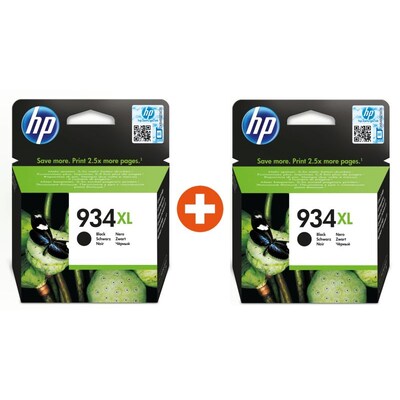 2X kompatibel günstig Kaufen-HP 934XL Original Druckerpatrone Schwarz C2P23AE (2 Stk). HP 934XL Original Druckerpatrone Schwarz C2P23AE (2 Stk) <![CDATA[• HP934XL Tintenpatrone (C2P23AE) • Farbe: 2x Schwarz • Reichweite: 2x je ca. 1.000 Seiten • Kompatibel zu: HP Officejet 68