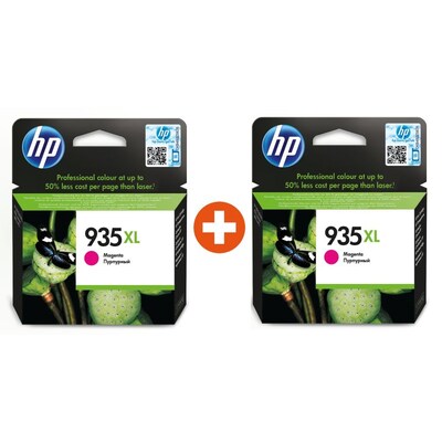 Jet X günstig Kaufen-HP 935XL Original Druckerpatrone Magenta C2P25AE (2 Stk). HP 935XL Original Druckerpatrone Magenta C2P25AE (2 Stk) <![CDATA[• HP935XL Tintenpatrone (C2P25AE) • Farbe: 2x Magenta • Reichweite: 2x je ca. 825 Seiten • HP Officejet 6830, HP Officejet 