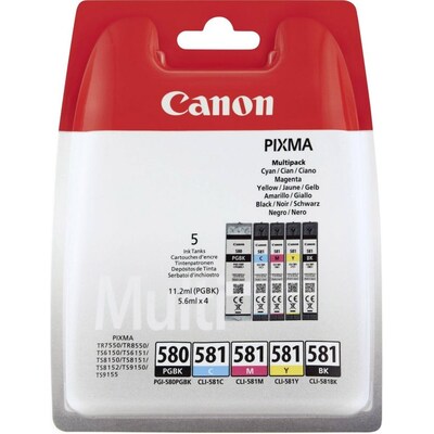 Patronen Canon günstig Kaufen-Canon PGI-580 CLI-581 / 2078C005 Original Druckerpatronen Multipack. Canon PGI-580 CLI-581 / 2078C005 Original Druckerpatronen Multipack <![CDATA[• Canon PGI580 / CLI581 Tintenpatrone Multipack (2078C005) • Farbe: Fotoschwarz / Schwarz / Cyan / Magent