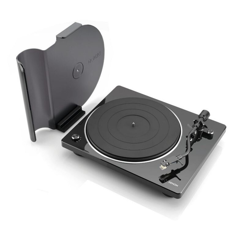 Denon DP-400 HiFi-Plattenspieler mit integriertem Phono EQ schwarz