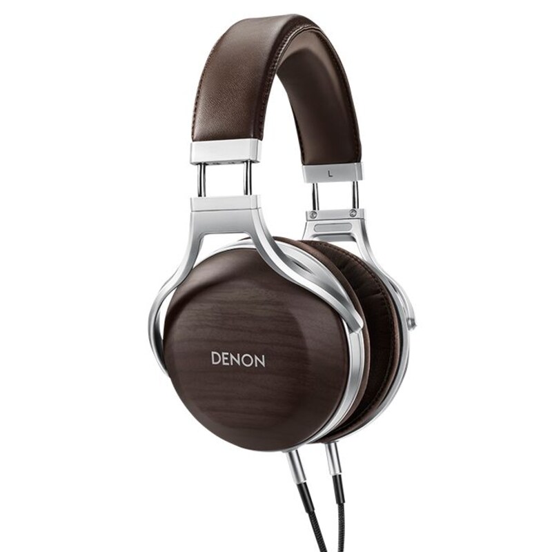 Denon AH-D5200 Premium-Over-Ear-Kopfhörer mit Zebraholz-Schalen