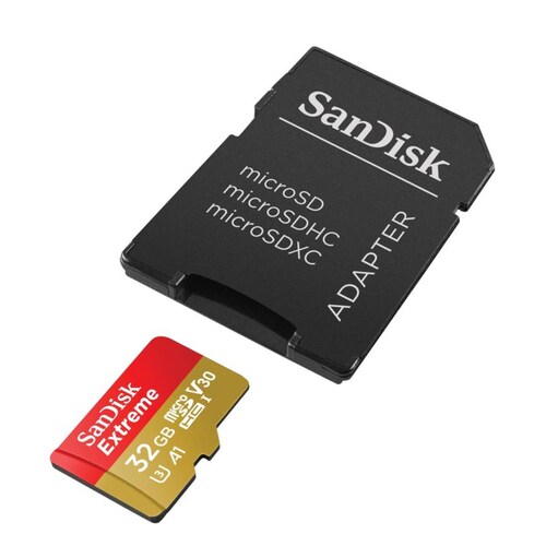 SanDisk Extreme 32GB microSDHC Speicherkarte Kit 60 MB/s, Class 10, U3, V30, A1