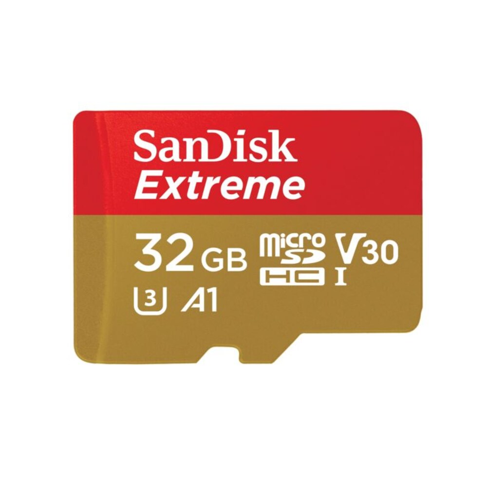 SanDisk Extreme 32GB microSDHC Speicherkarte Kit 60 MB/s, Class 10, U3, V30, A1