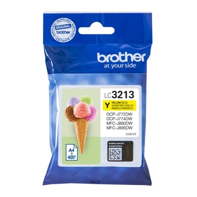 LC 3213Y günstig Kaufen-Brother LC-3213Y Original Druckerpatrone Gelb. Brother LC-3213Y Original Druckerpatrone Gelb <![CDATA[• Brother Tintenpatrone LC3213Y • Farbe: Gelb • Reichweite: ca. 400 Seiten • Kompatibel zu: DCP-J772DW / DCP-J774DW / MFC-J890DW / MFC-J895DW •