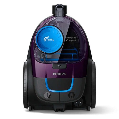 Philips FC9333/09 PowerPro Compact Staubsauger ohne Beutel A lila
