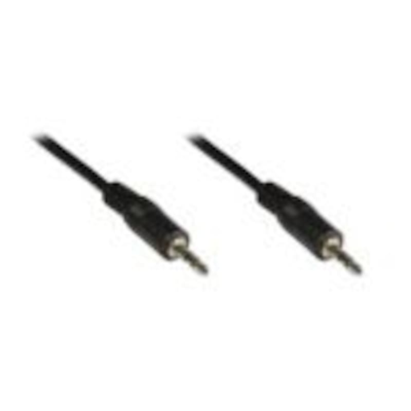 Good Connections 3,5mm Klinkenkabel 3m Stecker - Stecker Audio Stereo schwarz