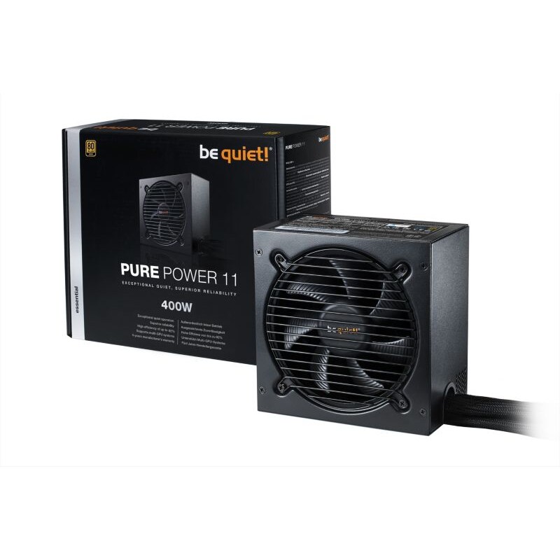 be quiet! Pure Power 11 400 Watt ATX V2.4 Netzteil 80+ Gold (120mm Lüfter)