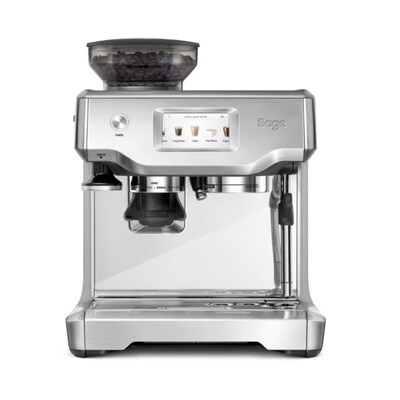 aus Stahl günstig Kaufen-Sage Appliances SES880 Espresso-Maschine The Barista Touch, Edelstahl. Sage Appliances SES880 Espresso-Maschine The Barista Touch, Edelstahl <![CDATA[• leistungsfähige Espressomaschine 1680W aus gebürstetem Edelstahl • Touchscreen-Bedienung, 5 vorpr