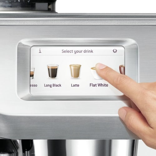 Sage Appliances SES990 Espresso-Maschine The Oracle Touch, Gebürstetes Edelstahl