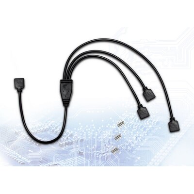 Board ab günstig Kaufen-Inter-Tech RGB Verteiler, Y-Kabel, 3 fach, 12V, 48cm. Inter-Tech RGB Verteiler, Y-Kabel, 3 fach, 12V, 48cm <![CDATA[• RGB Verteiler, 3-fach, Y-Kabel • Zum Anschluß auf RGB Pinheader auf dem Mainboard • 1x 4 Pin RGB auf 3x 4 Pin • Gesamtlänge 48c