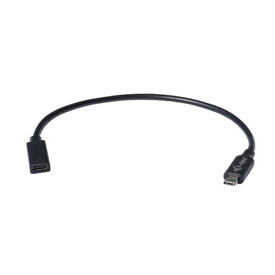 3M Kabel günstig Kaufen-i-tec USB-C Verlängerungs-Kabel St./Bu. 30cm schwarz. i-tec USB-C Verlängerungs-Kabel St./Bu. 30cm schwarz <![CDATA[• USB-Kabel • Anschlüsse: USB Typ C und USB Typ C • Farbe: schwarz, Länge: 0,3m • unterstützt 10 Gbps, 4K/60Hz, 60W 