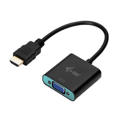 Adapter Audio günstig Kaufen-i-tec HDMI auf VGA Adapter. i-tec HDMI auf VGA Adapter <![CDATA[• HDMI / VGA -Adapter • Anschlüsse: HDMI A und VGA 15 Pin • Farbe: schwarz, Länge: 0,15m • passend für: Audio/Video • Farbe: Schwarz]]>. 