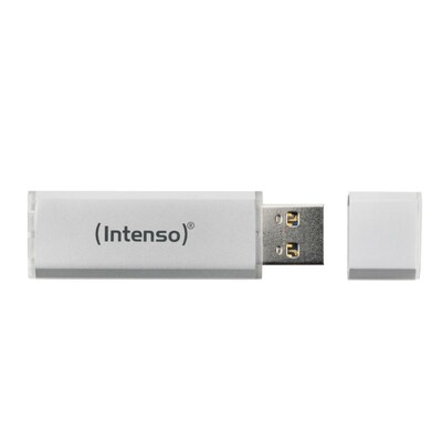 USB C  günstig Kaufen-Intenso 4GB Alu Line USB 2.0 Stick silber Aluminium. Intenso 4GB Alu Line USB 2.0 Stick silber Aluminium <![CDATA[• Intenso USB 2.0 Stick • Kapazität: 4 GB • Farbe: silber • Maximale Schreibrate: 6,50 MB/s • Maximale Leserate: 28,00 MB/s]]>. 