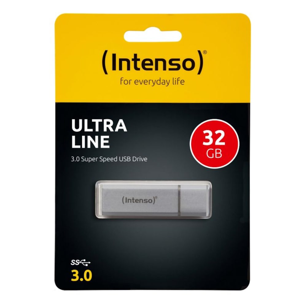 Intenso 32GB Ultra Line USB 3.0 Stick silber Aluminium