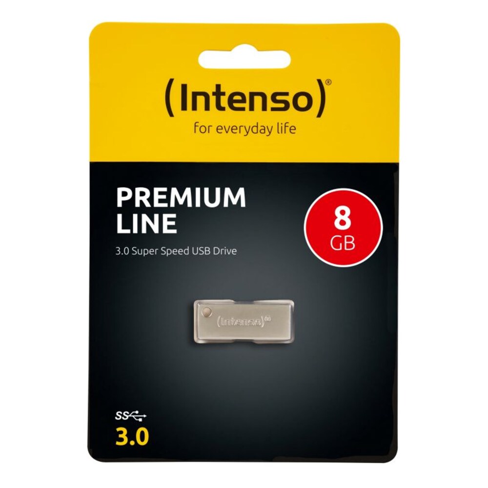Intenso 16GB Premium Line USB 3.0 Stick silber
