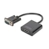 DIGITUS VGA Adapter VGA zu HDMI St./Bu. FHD schwarz DA-70473