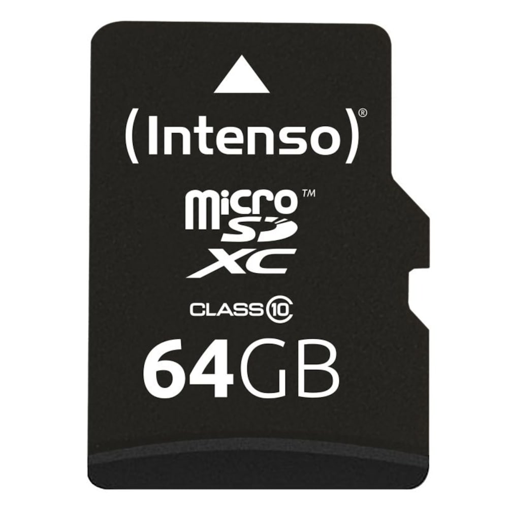 Intenso 64 GB microSDXC Speicherkarte (40 MB/s, Class 10)